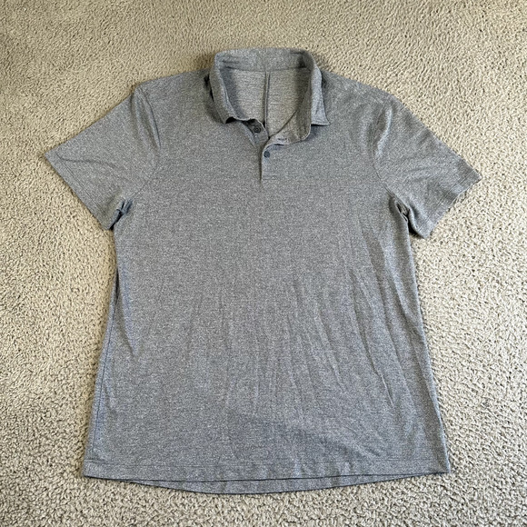 lululemon athletica Other - Lululemon Shirt Men's XL Gray Performance Golf Polo Stretch Activewear